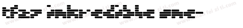 TF27 Inkredible One字体转换